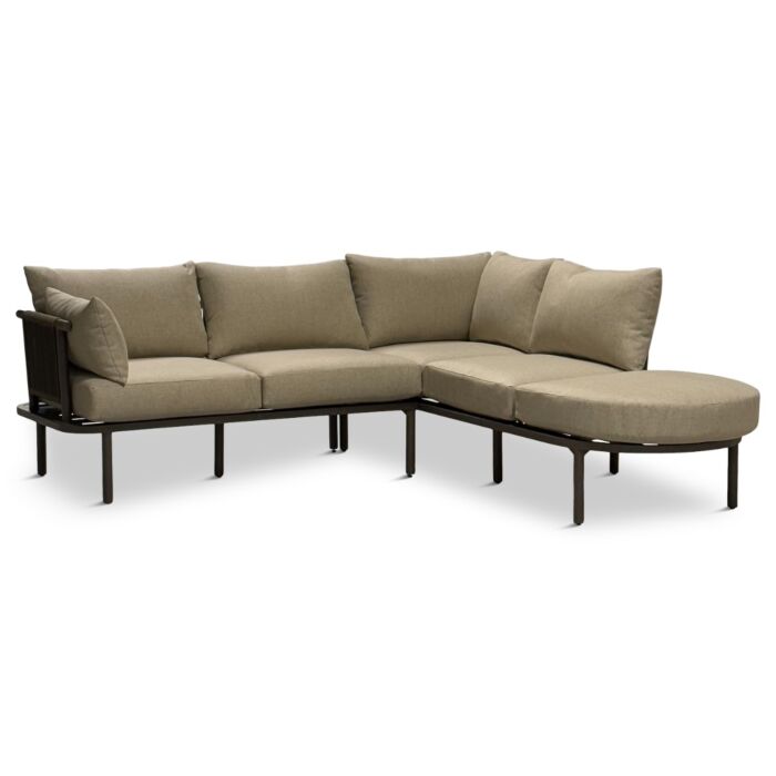 Tuin Loungebank Kiem Donkerbruin