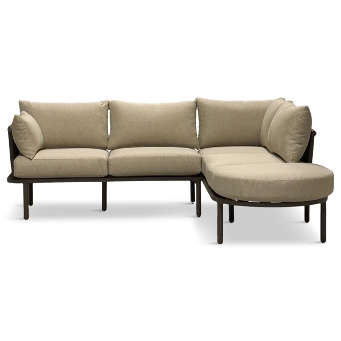 Tuin Loungebank Kiem Donkerbruin