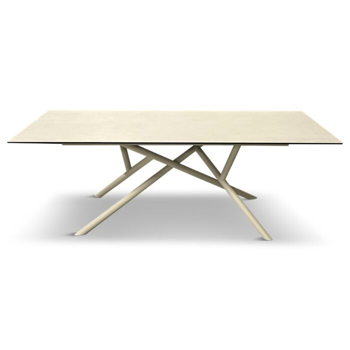 Keramische Eettafel Melle Beige