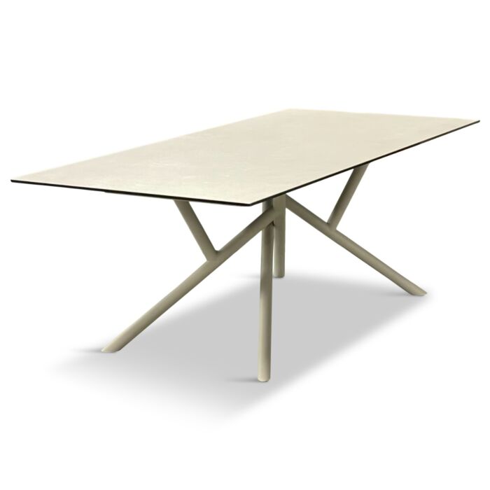 Keramische Eettafel Melle Beige