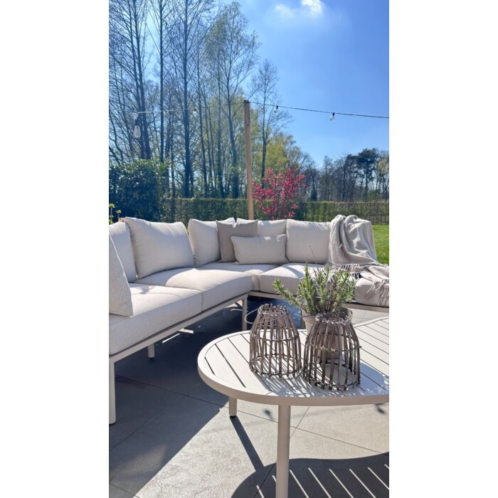 Tuin Loungebank Kiem Crème 