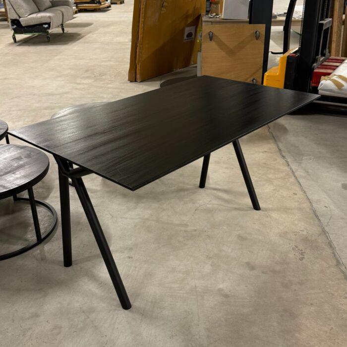 Bureau Zwart Eiken 140x80cm