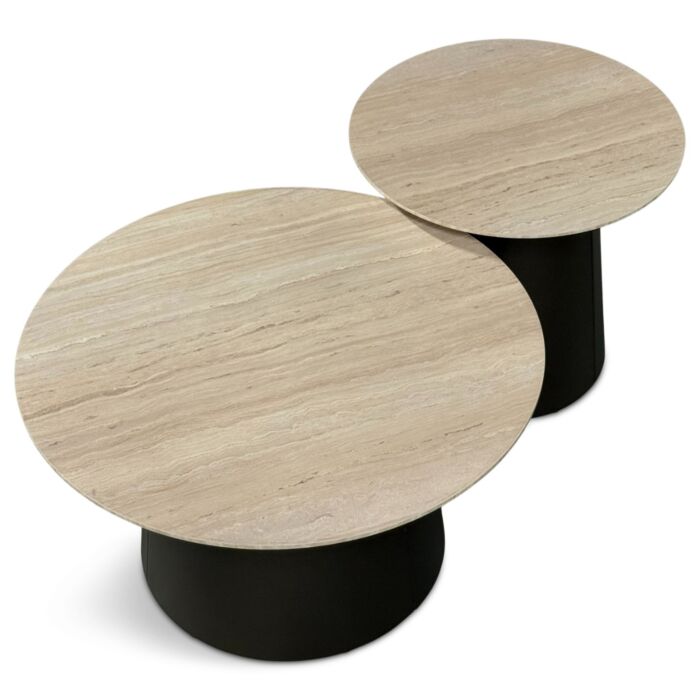 Salontafelset Kate Travertine