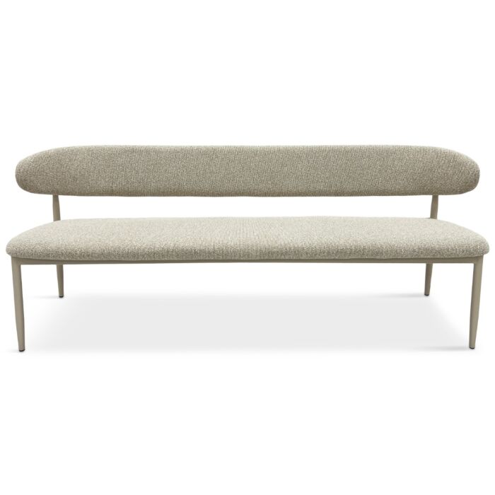 Eetkamerbank Jessda Taupe 200cm