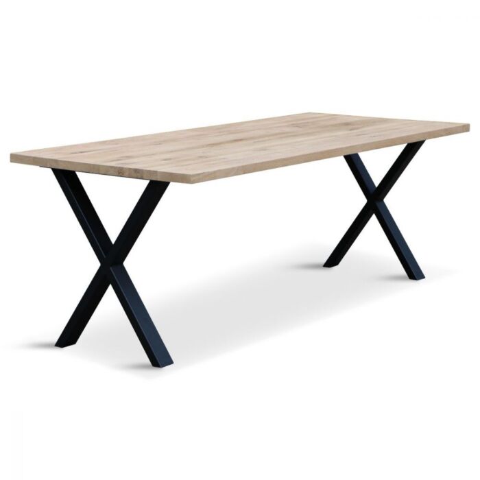 Eetkamertafel Flint X-Poot Eiken