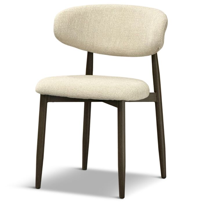 Eetkamerstoel Jessda Crème Poot New Brown