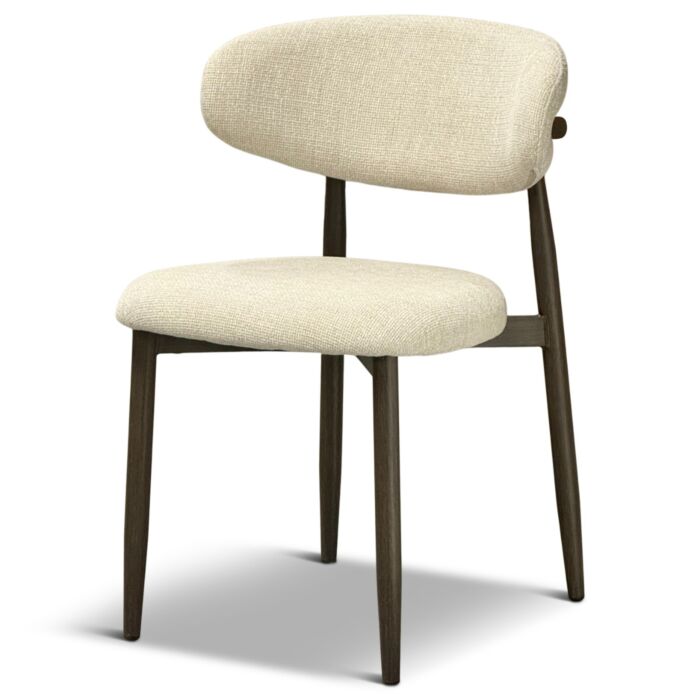 Eetkamerstoel Jessda Crème Poot New Brown