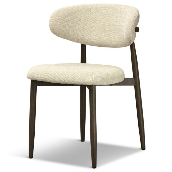 Eetkamerstoel Jessda Crème Poot New Brown
