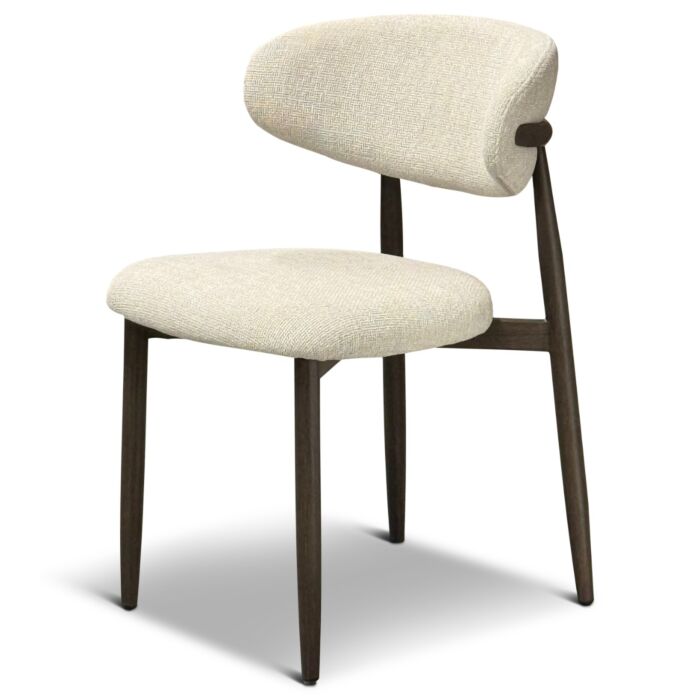 Eetkamerstoel Jessda Crème Poot New Brown