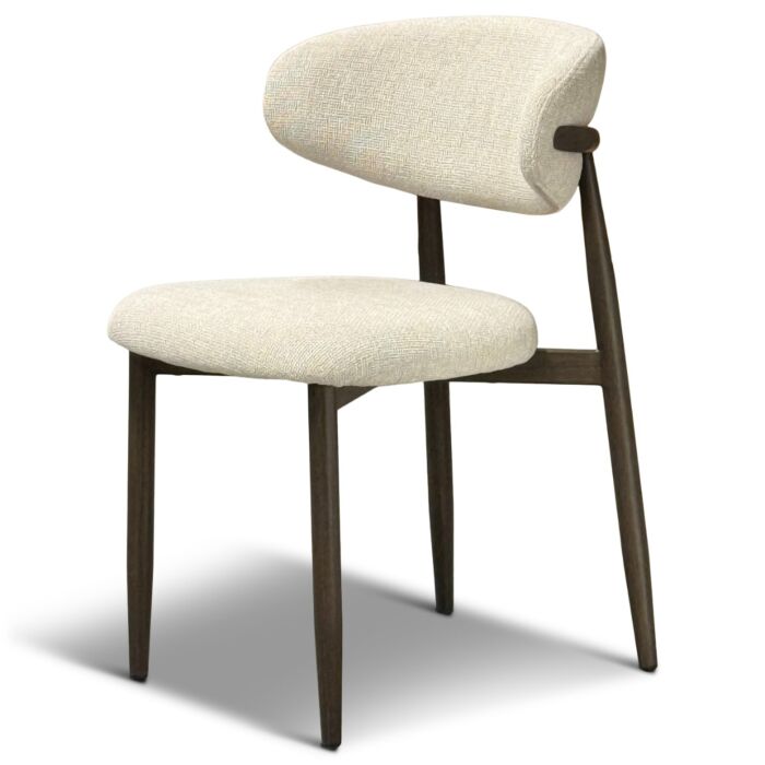 Eetkamerstoel Jessda Crème Poot New Brown
