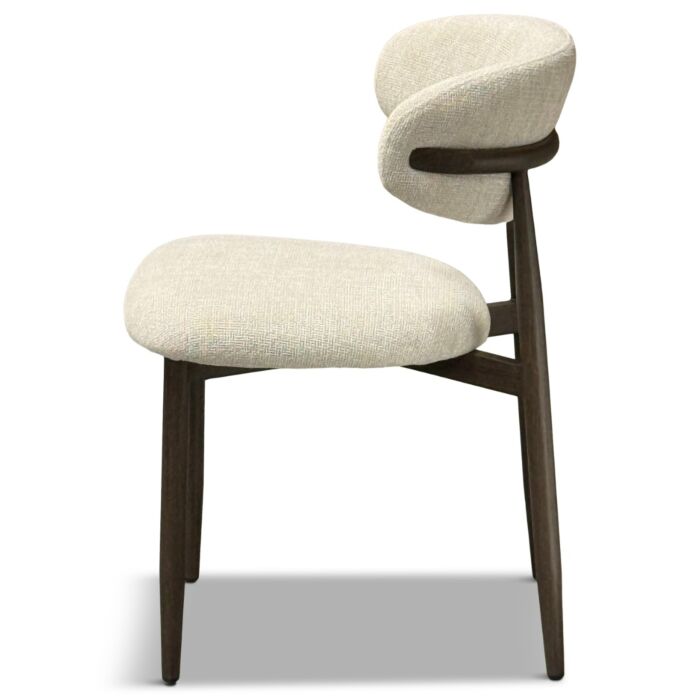 Eetkamerstoel Jessda Crème Poot New Brown
