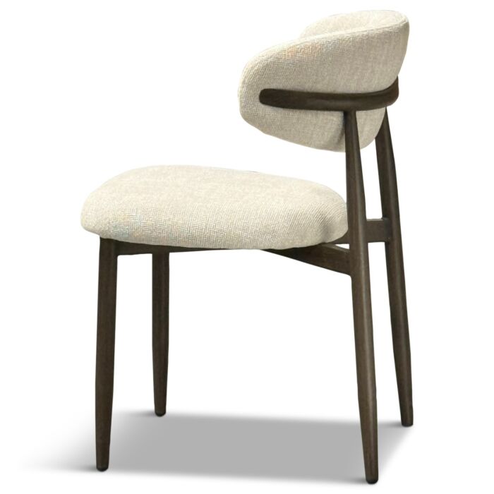 Eetkamerstoel Jessda Crème Poot New Brown