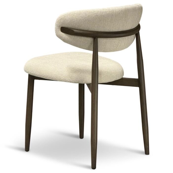 Eetkamerstoel Jessda Crème Poot New Brown