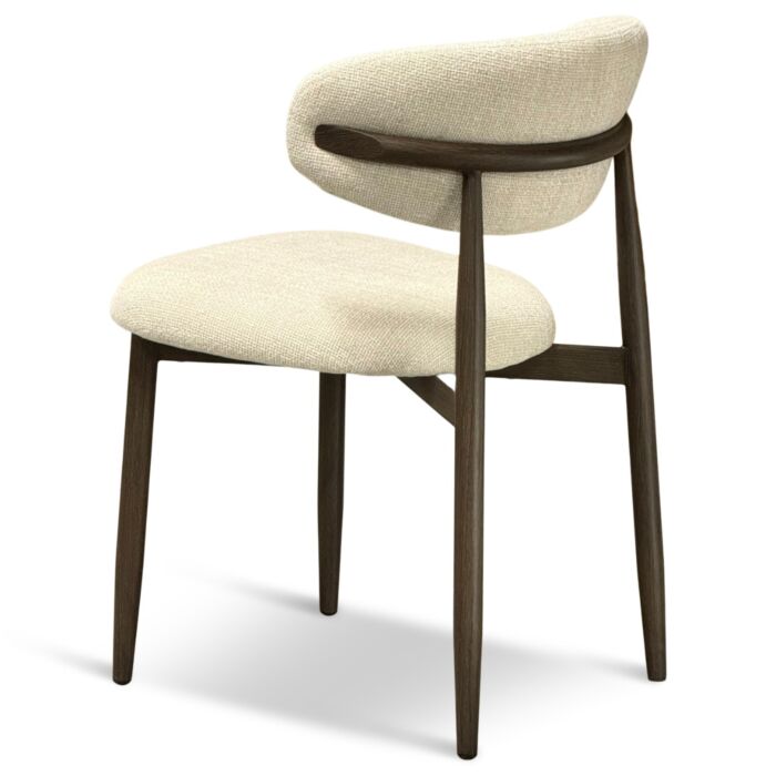 Eetkamerstoel Jessda Crème Poot New Brown