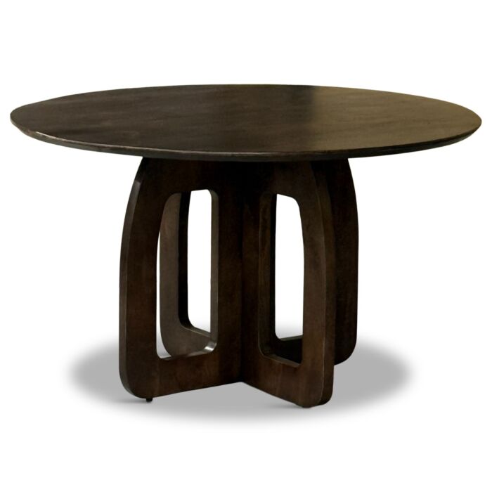 Eettafel Sleeper Rond 130 cm Walnoot Open Poot