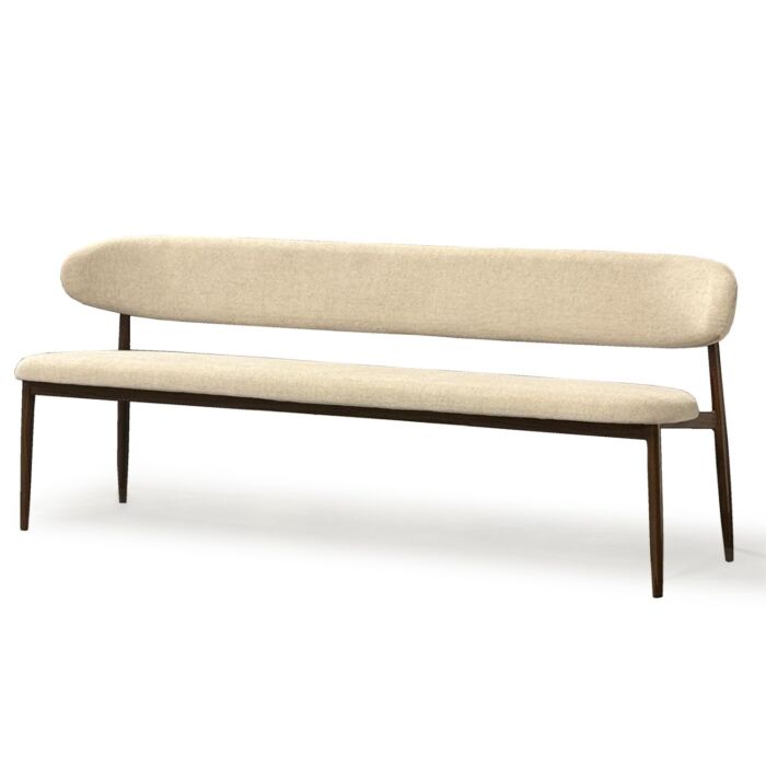 Eetkamerbank Jessda Crème 200cm