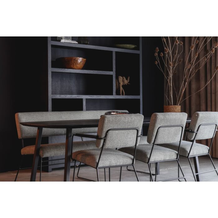 Eettafel Rinske Eikenhout Zwart 