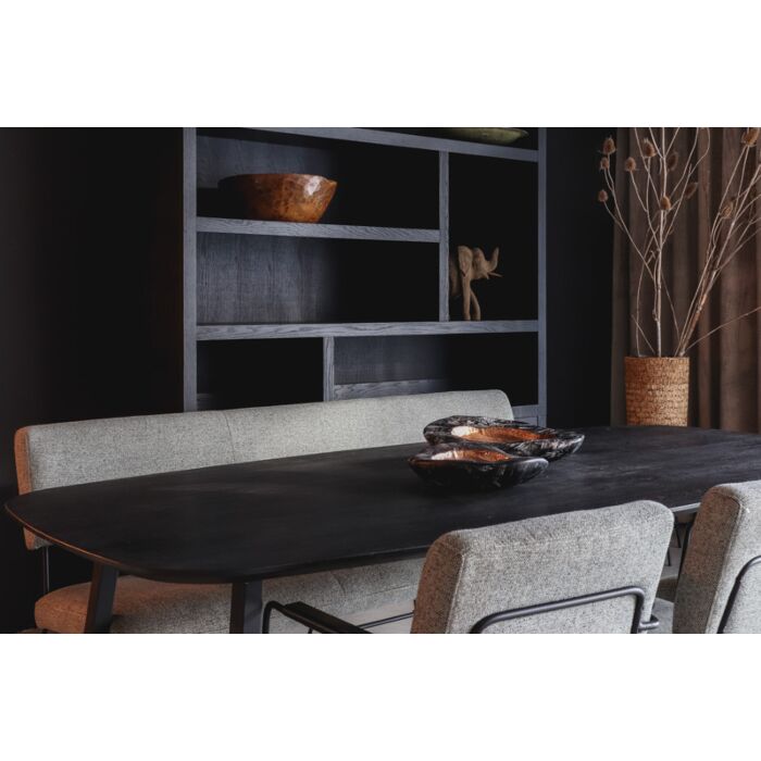 Eettafel Rinske Eikenhout Zwart 