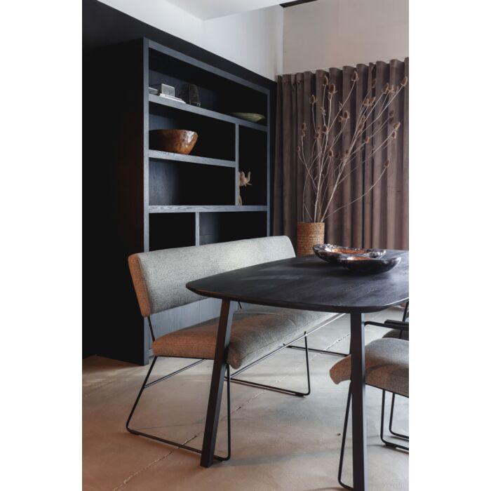 Eettafel Rinske Eikenhout Zwart 