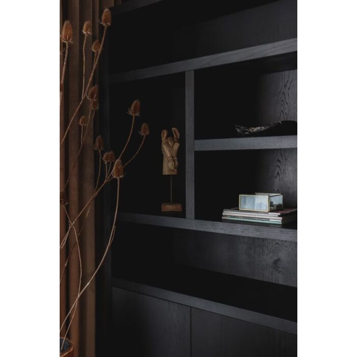Boekenkastset Diamond 5 vaks + TV-meubel 120 cm Eiken