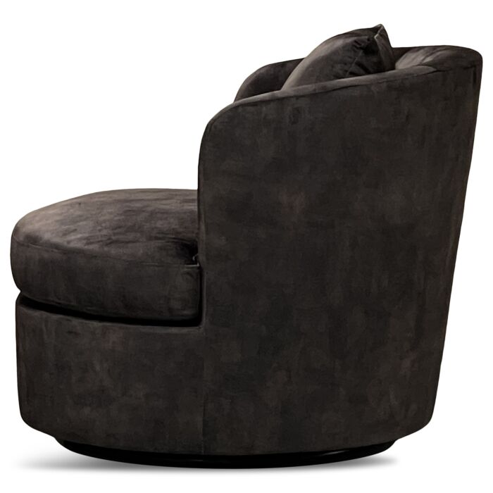 Draaibare Lounge Fauteuil Desiree Antraciet