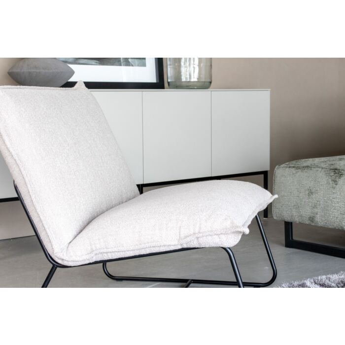 Fauteuil Elton Sand Bouclé