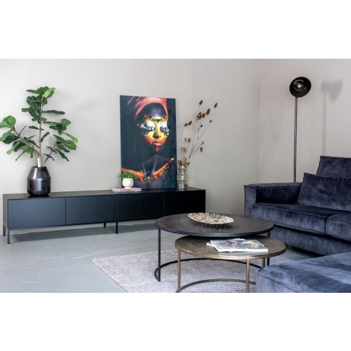 TV-meubel Doryan Modern 240 Zwart