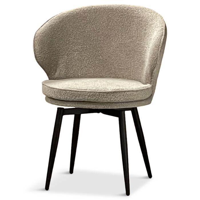 Eetkamerstoel Teresa Bouclé Taupe