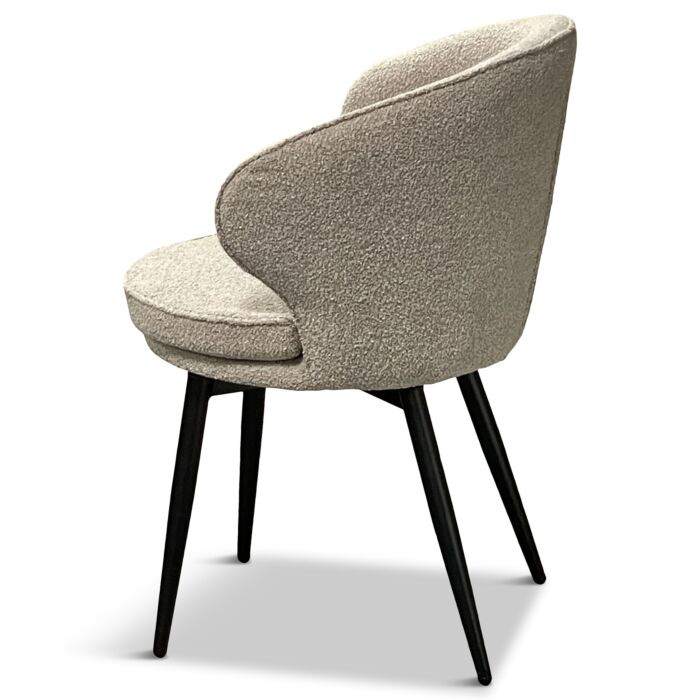 Eetkamerstoel Teresa Bouclé Taupe
