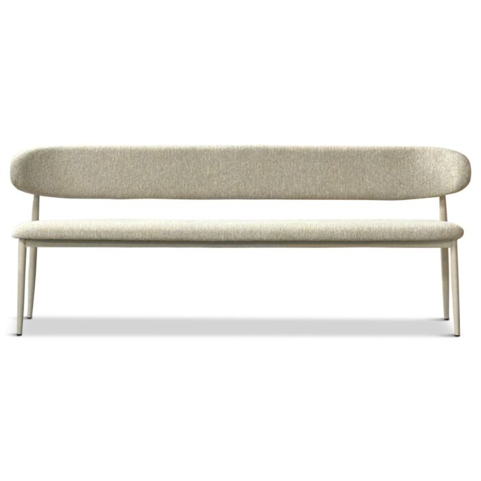 Eetkamerbank Jessda Taupe 200cm