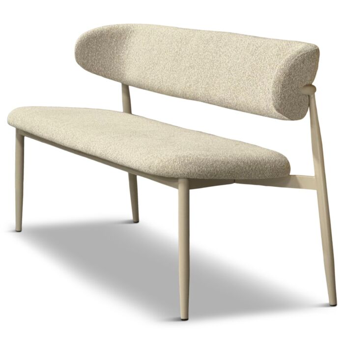 Eetkamerbank Jessda Taupe 200cm