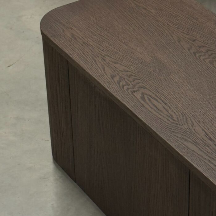 TV Dressoir Axel Japandi Ronde Hoek 240cm