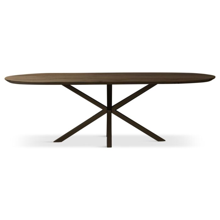 Eettafel Bull September Poot Anodic Brown
