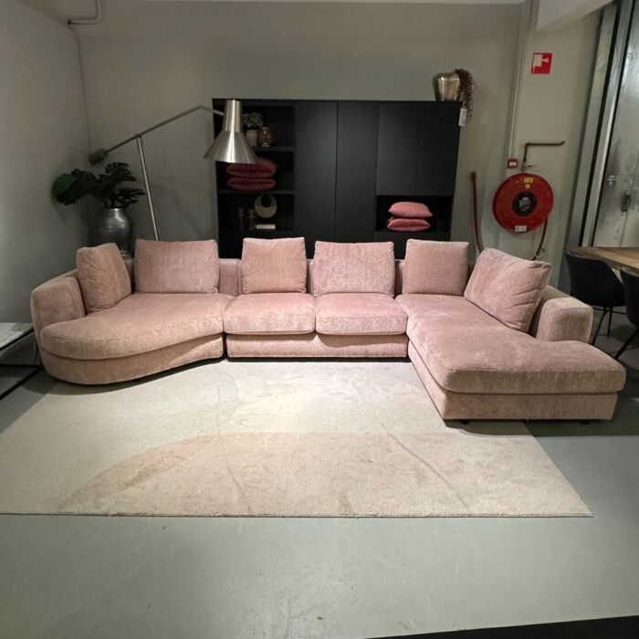 Hoekbank Morbi Roze