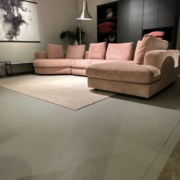 Hoekbank Morbi Roze