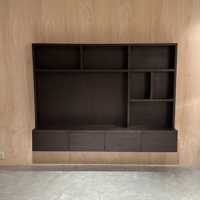 Cinewall Boekenkast Met 4 Lades