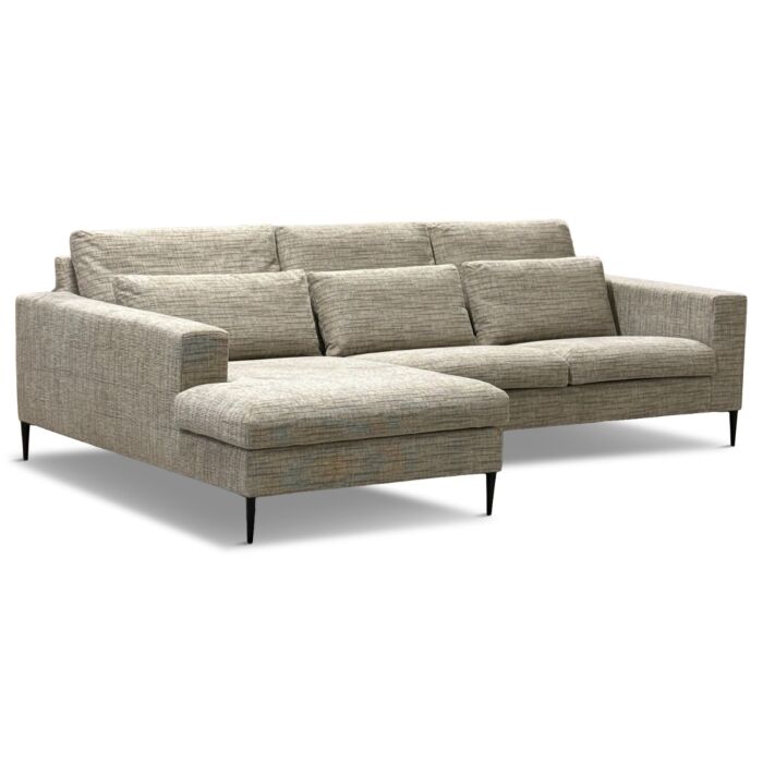 Hoekbank Mora Longchair Links Beige