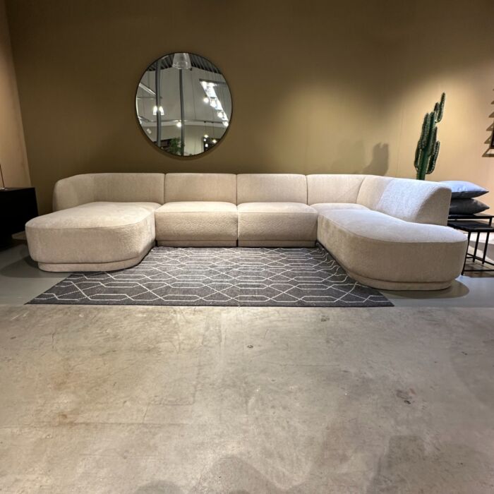 Luxe u Bank Bovalino beige stof