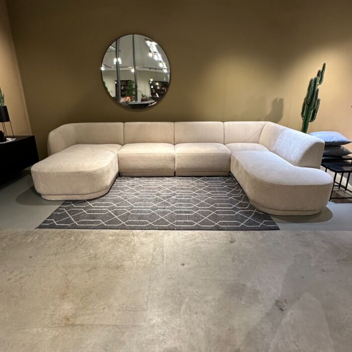 Luxe u Bank Bovalino beige stof
