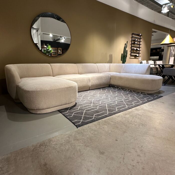 Luxe u Bank Bovalino beige stof