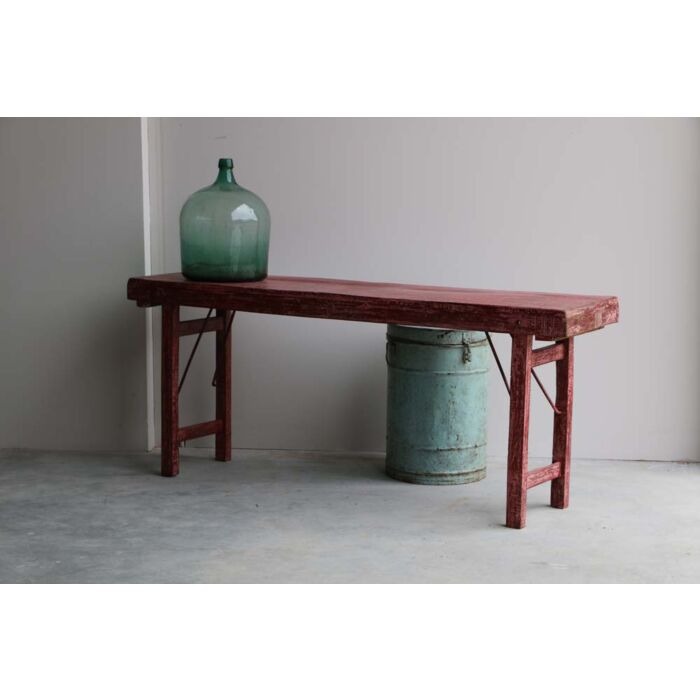 Sidetable India Hout Rood 