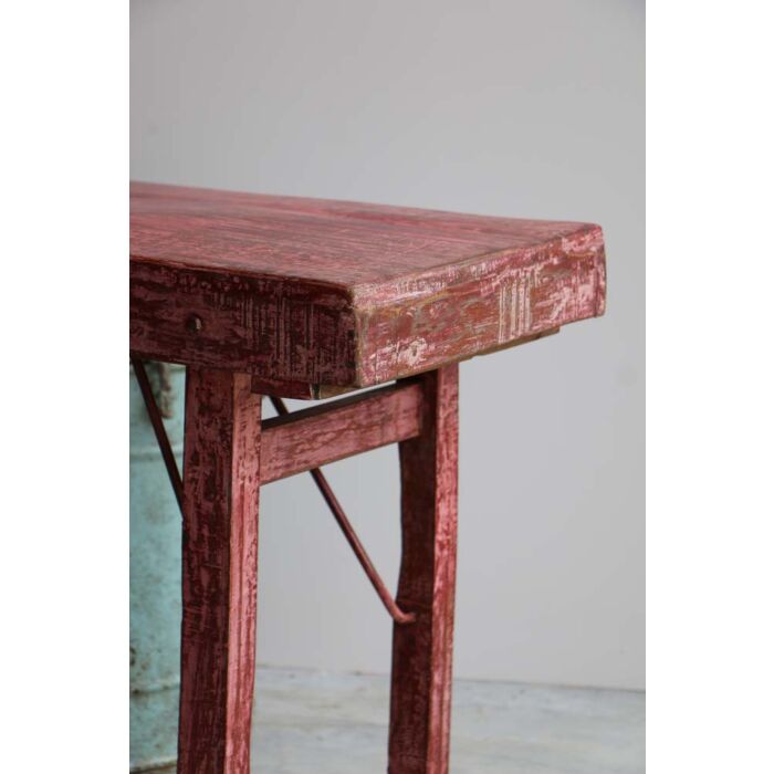 Sidetable India Hout Rood 