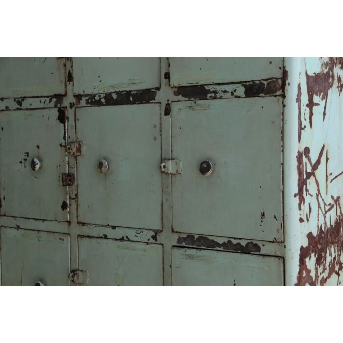 Wandkast India Locker Lichtblauw 