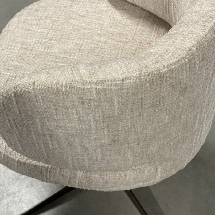 Armstoel Nió Beige Structuur