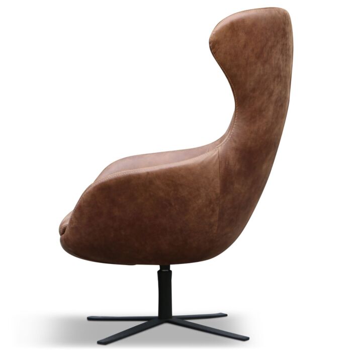 Draaifauteuil Maggy Cognac 