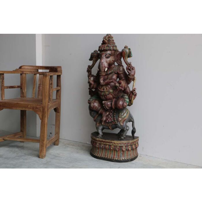 Beeld Ganesha India Hout 