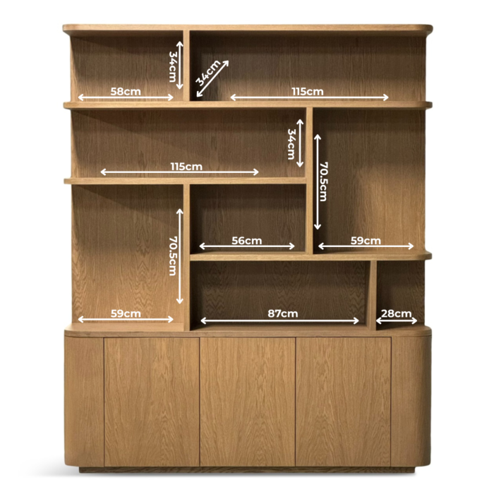 Boekenkast Japano 8-Vaks September