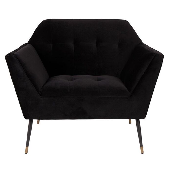 Dutchbone Lounge Chair Kate Black