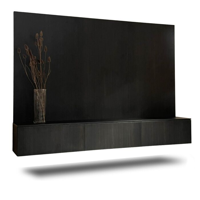 Cinewall Kopenhagen met TV-meubel Black/Brown