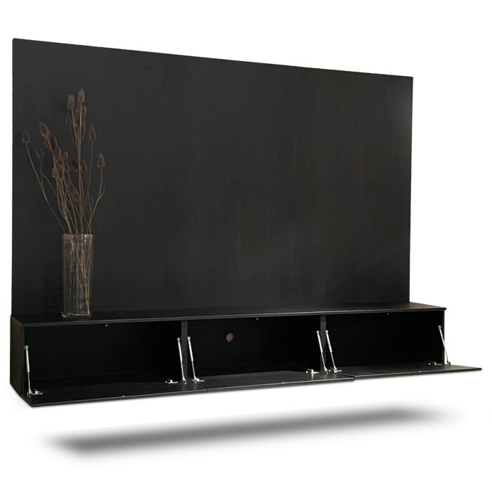 Cinewall Kopenhagen met TV-meubel Black/Brown